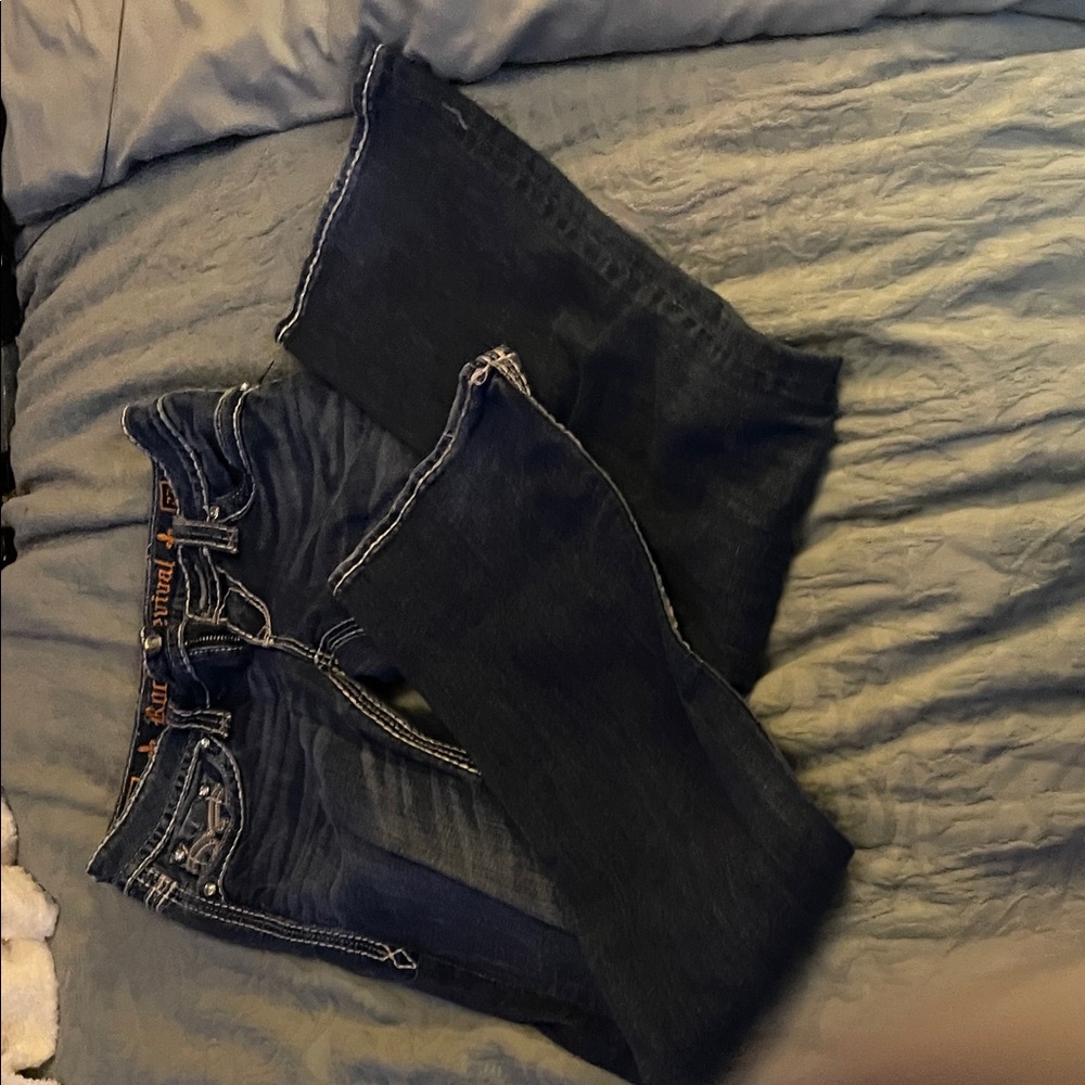 Rock Revival Dark Indigo Boot Cut Jeans